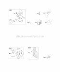 Part Location Diagram of 795147 Briggs and Stratton Cover-Air Cleaner